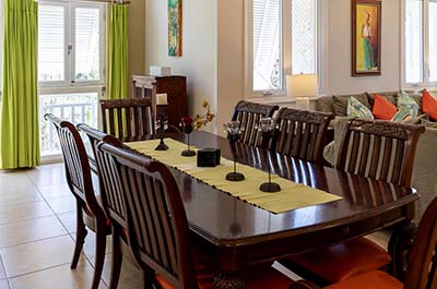Chaconia Suite: Dining Table